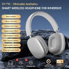 Kablosuz kulaklık, Bluetooth kulaklık, aktif gürültü önleyici kulak üstü kulaklık, mikrofonlu kulaklık YK DESİGN P10 PRO MAX
