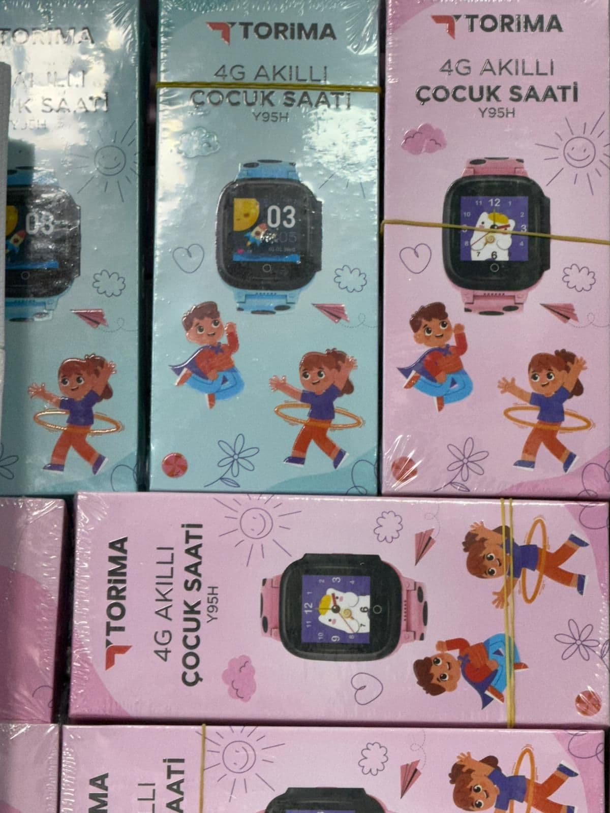 Yeni Torima Y95H Çoçuk Takip Saati 4g Gps Wifi Konumlandırma Simkartlı (MAVİ )