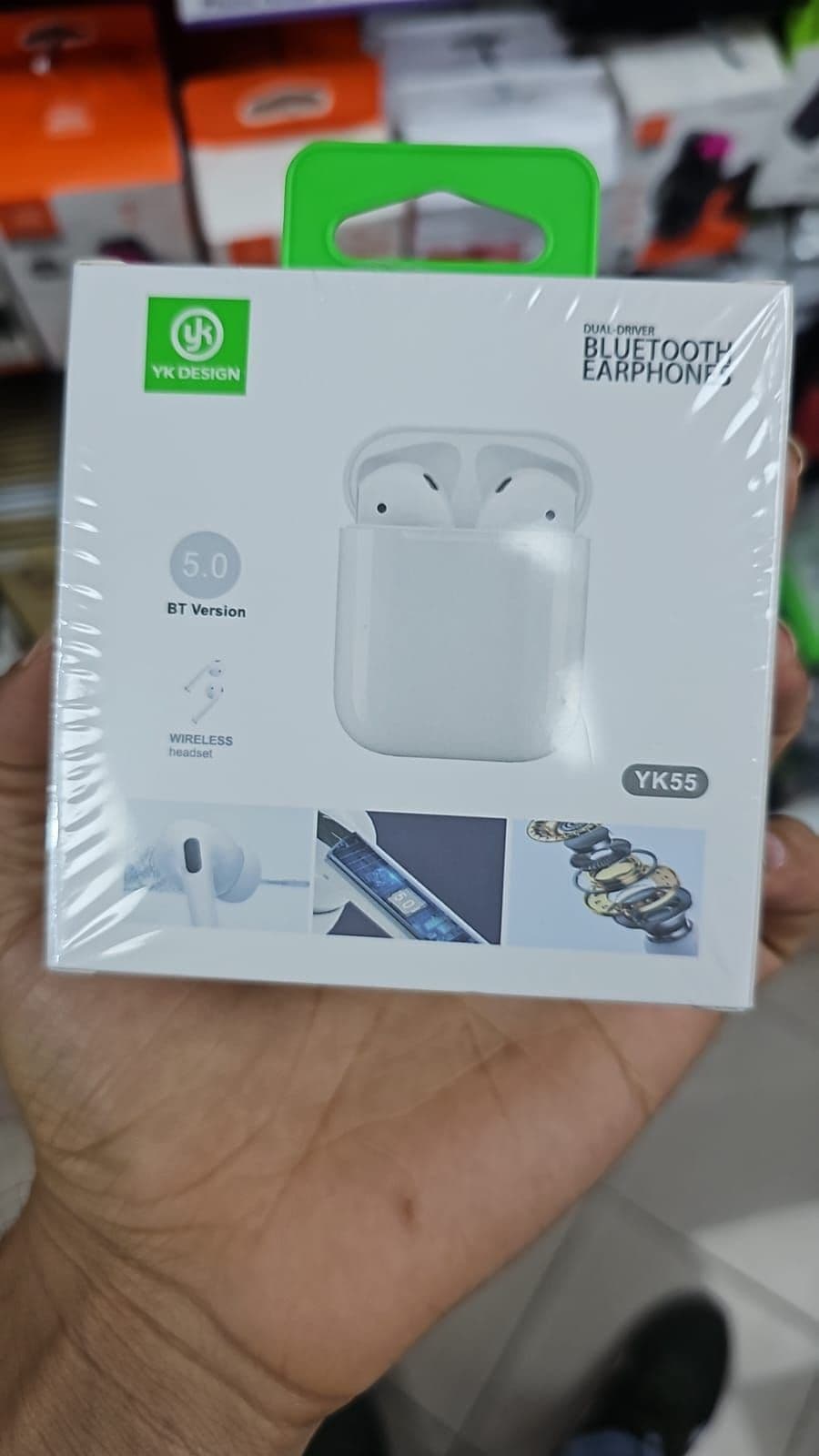 YK Airpod Kulaklık Silikonlu Bluetooth Kablosuz Kulaklık