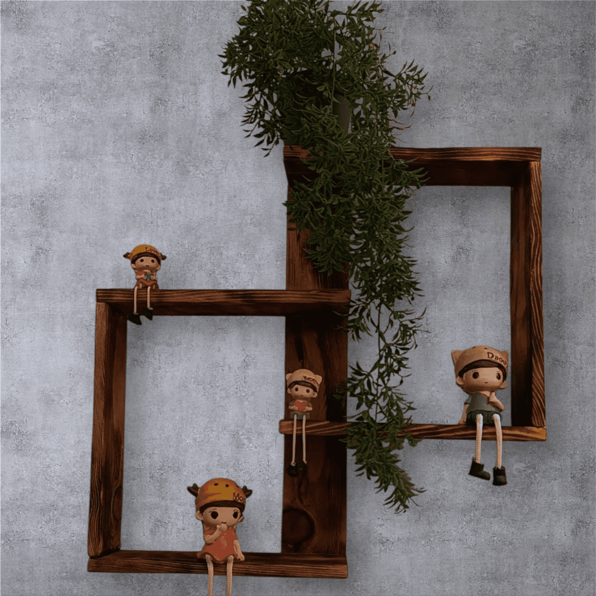 Duvar radı dekoratif raf görseli