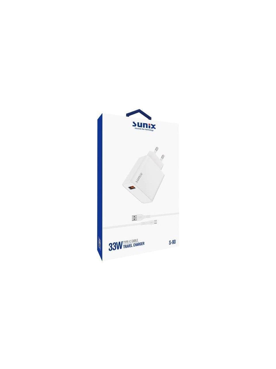 Sunix 33W USB / Type-C Hızlı Şarj Aleti S-90