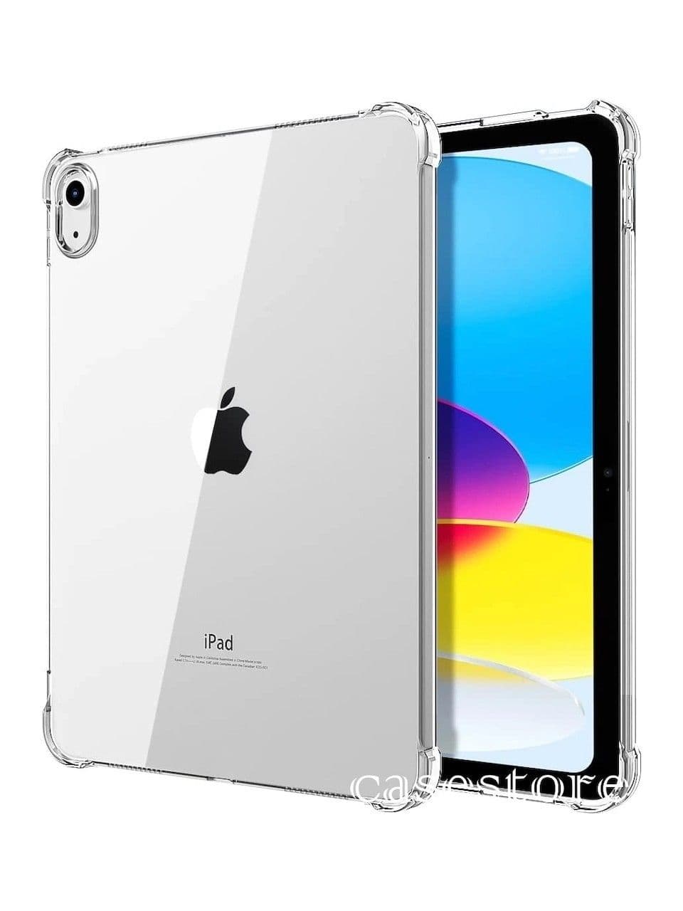 Ipad 11.nesil A16 2025 Uyumlu Kılıf Kenarları Darbe Önleyici Esnek Antishock Şeffaf Silikon Kapak