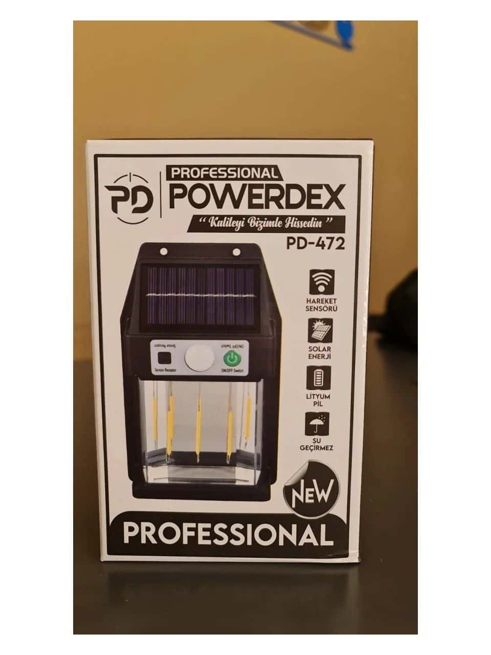 PD-472 Professional Solar Enerji Masa Lambası ve Kamp Feneri görseli