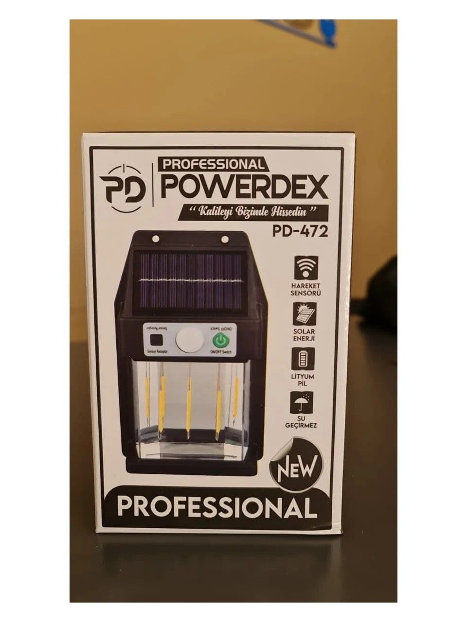 PD-472 Professional Solar Enerji Masa Lambası ve Kamp Feneri